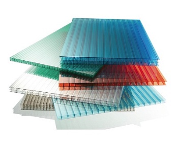 Поликарбонат GreenGarden прозрачный  0,52 кг/ кв.м (цветной) толщиной 4 мм