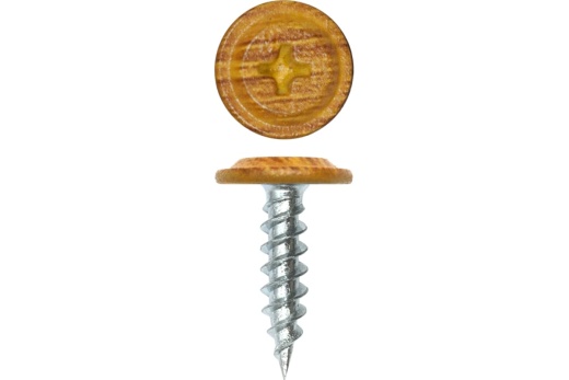 4,2х19 Саморез с прессшайбой острый золотой дуб